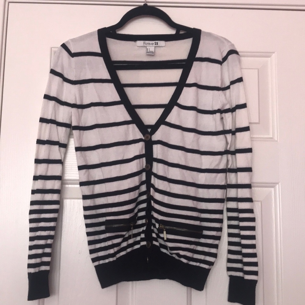 Striped Cardigan